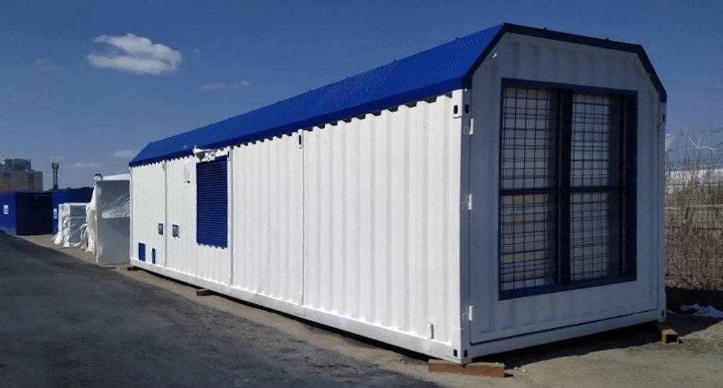 Дизельный генератор ЭТРО мощность 1350 кВт 400В Yuchai в утепленном контейнере "Север" Дизельный генератор на двигателе Yuchai в утепленном контейнере "Север"