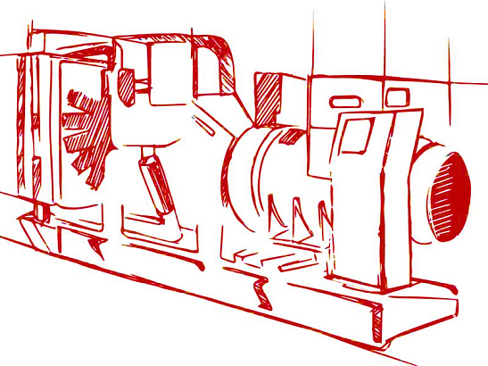 Высоковольтная ДГУ 1500 кВт 6,3 В двигатель Baudouin